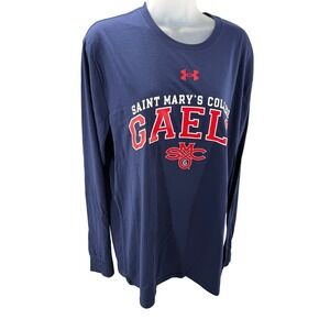 Under Armour Saint Marys College Gaels Long Sleeve Tee Shirt Mens Large NEW